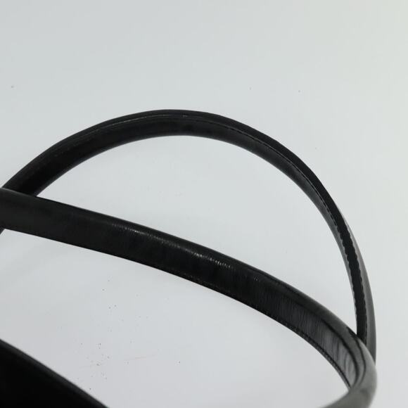 CELINE Macadam Canvas Hand Bag Enamel Brown Gold - Picture 8 of 12